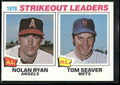 1977 Topps #6 1976 Strikeout Leaders (Nolan Ryan / Tom Seaver)