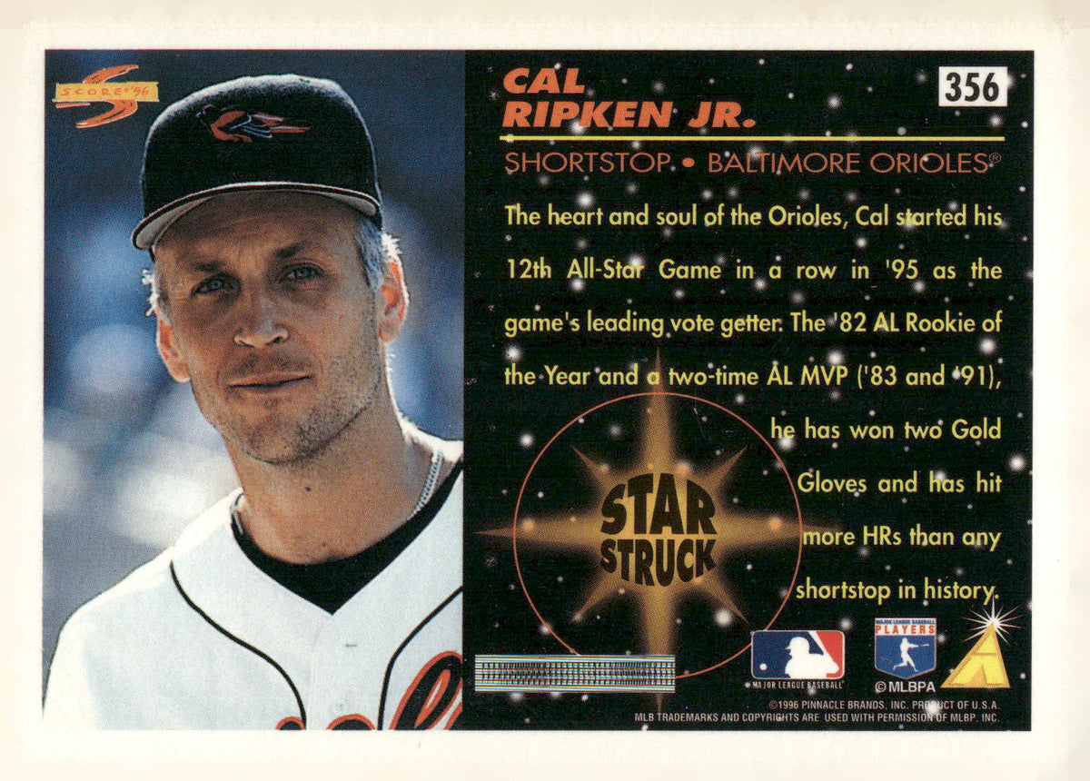 1996 Score #356 Cal Ripken Jr.