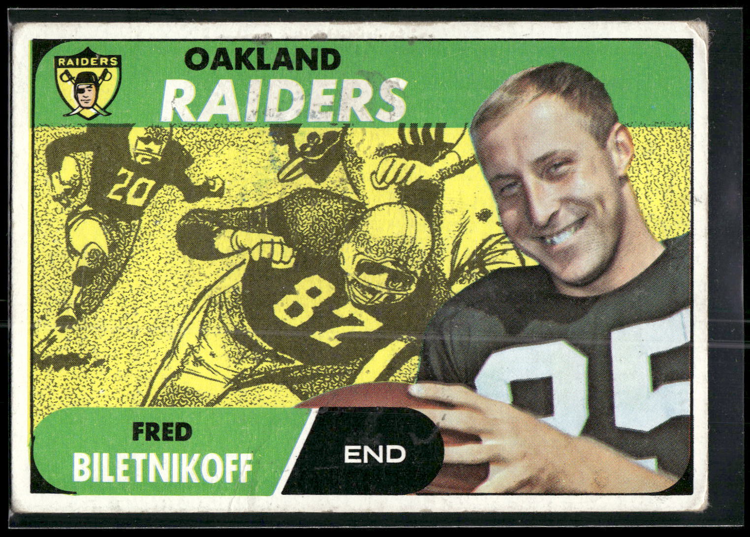 1968 Topps #168 Fred Biletnikoff