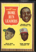 1962 Topps #54 (Orlando Cepeda / Willie Mays / Frank Robinson)