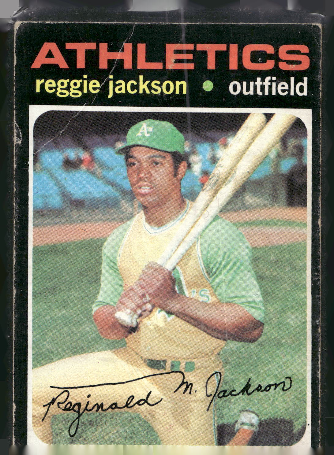 1971 Topps #20 Reggie Jackson