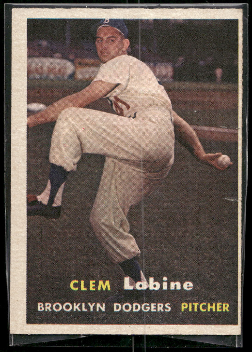 1957 Topps #53 Clem Labine