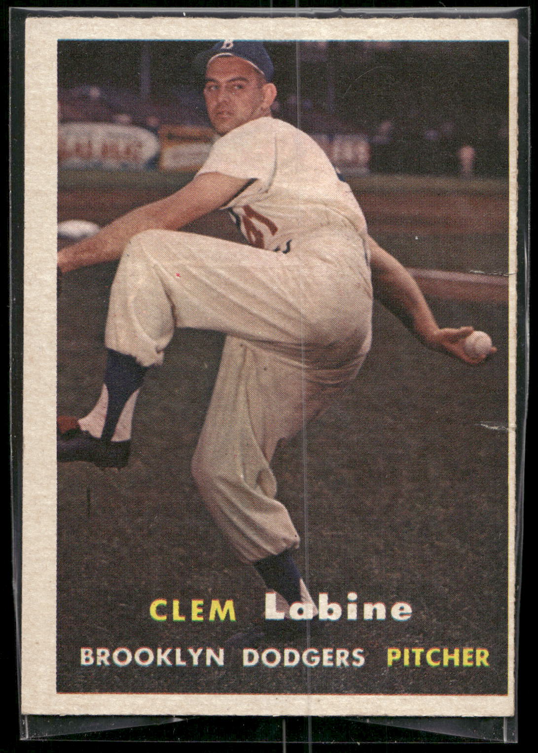 1957 Topps #53 Clem Labine