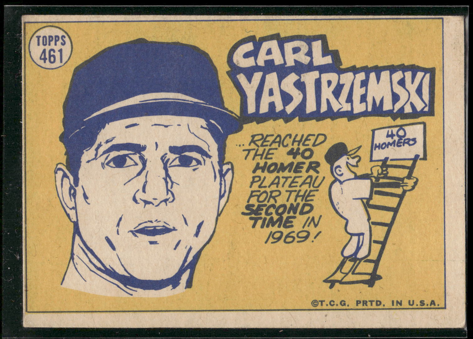 1970 Topps #461 Carl Yastrzemski