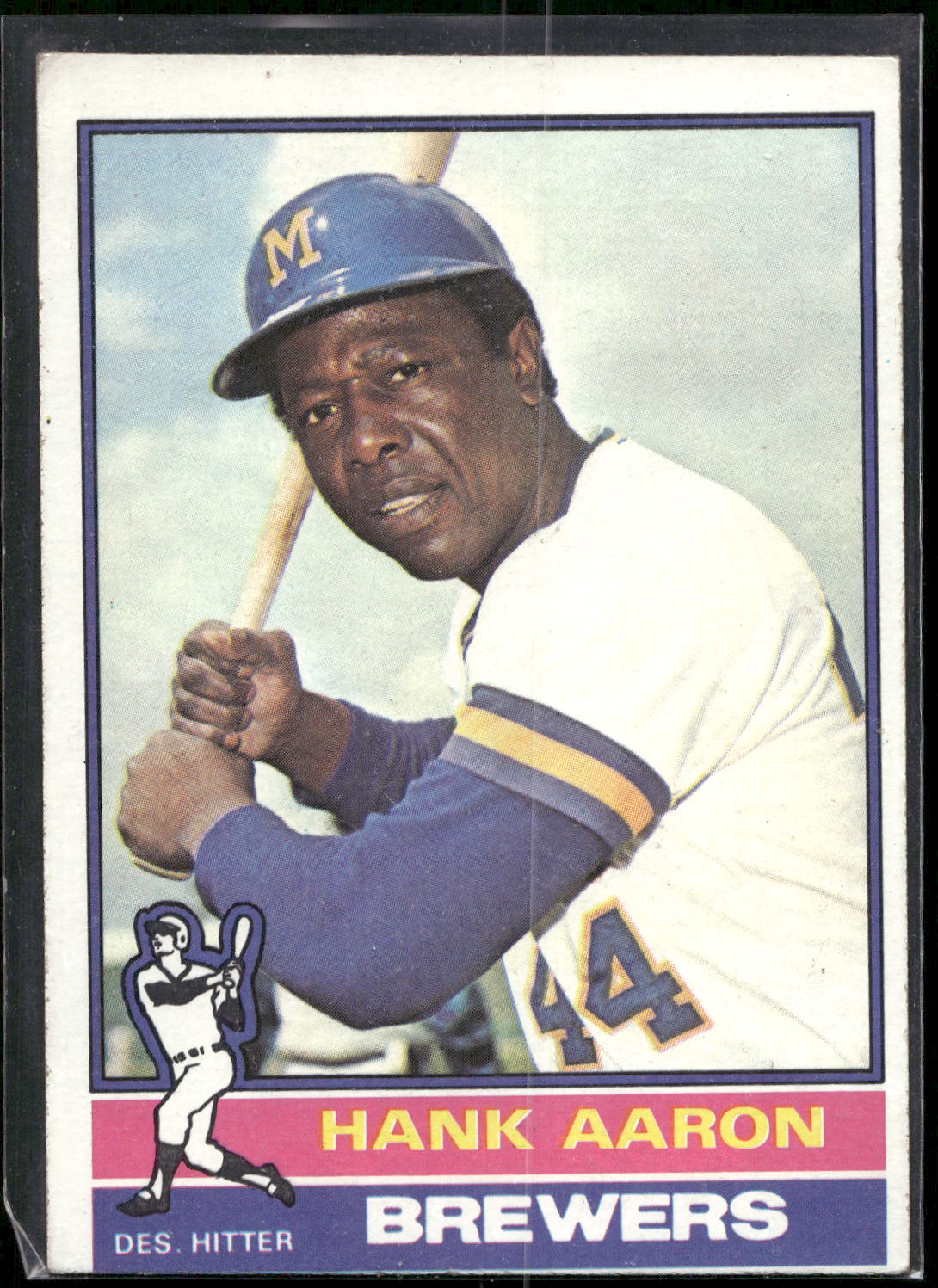 1976 Topps #550 Hank Aaron
