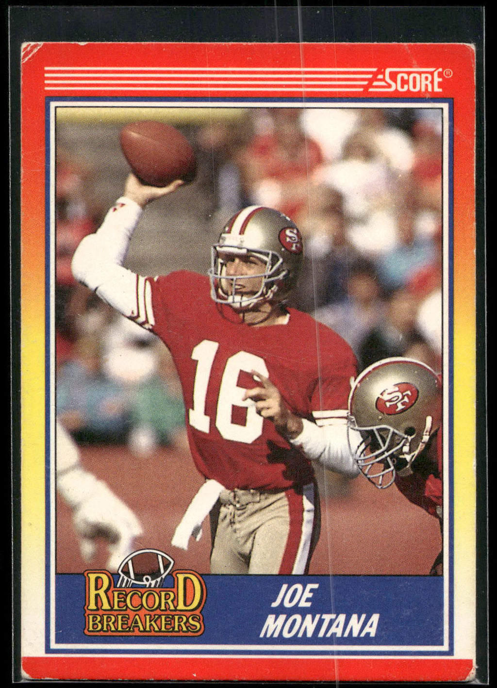 1990 Score #594 Joe Montana