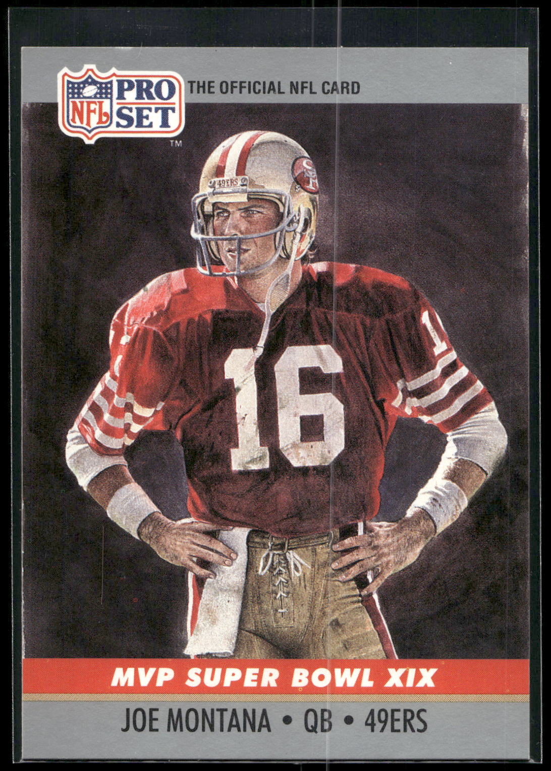 1990 Pro Set #19 Joe Montana Super Bowl MVP Collectibles