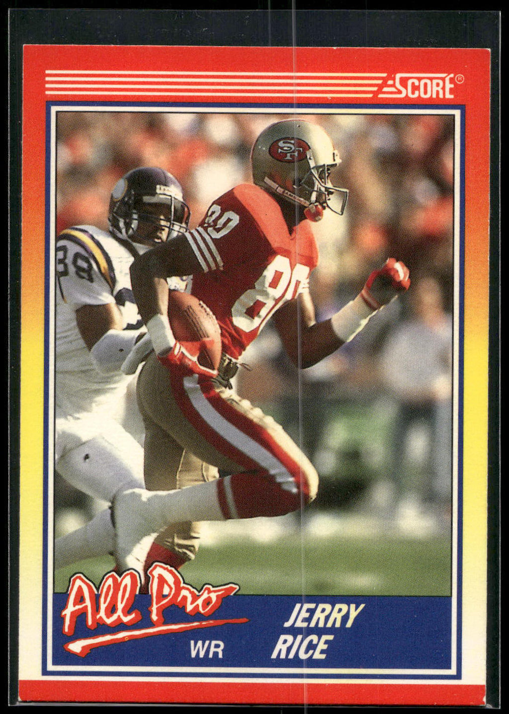 1990 Score #590 Jerry Rice