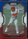 2021 Panini Prizm #187 Bryce Harper Red/White/Blue Prizm