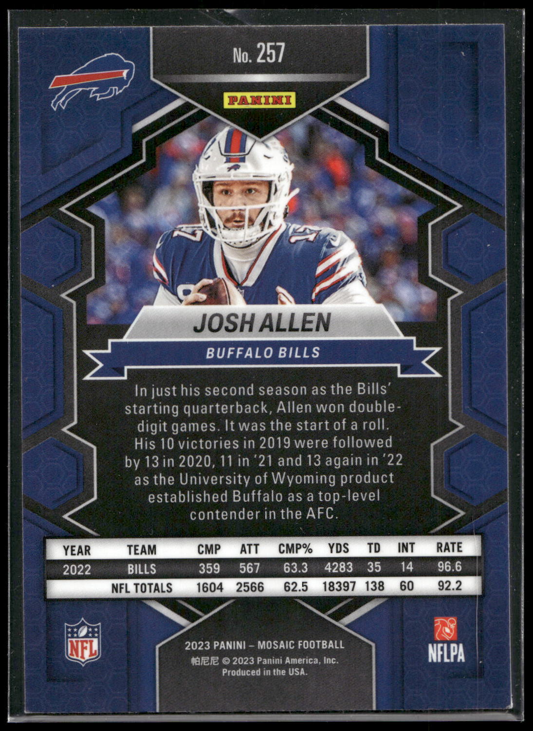 2023 Panini Mosaic #257 Josh Allen
