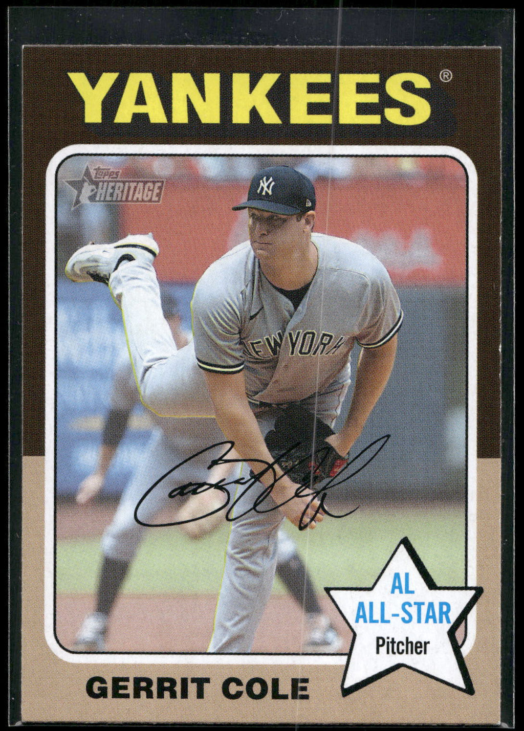 2024 Topps Heritage #331 Gerrit Cole