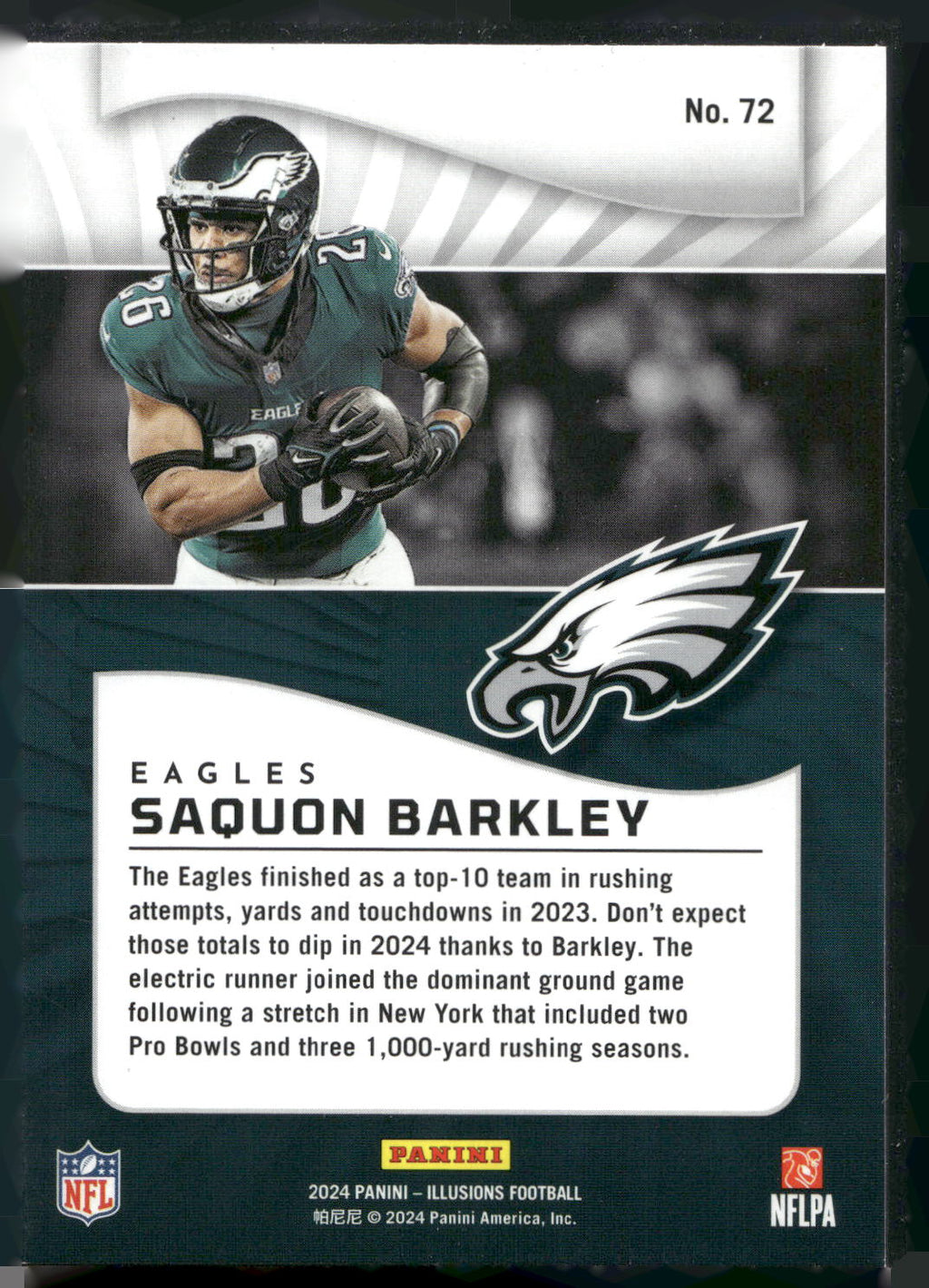 2024 Panini Illusions #72 Saquon Barkley Retail