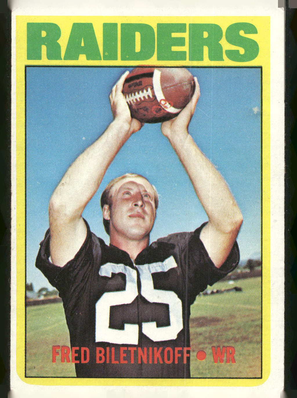 1972 Topps #210 Fred Biletnikoff