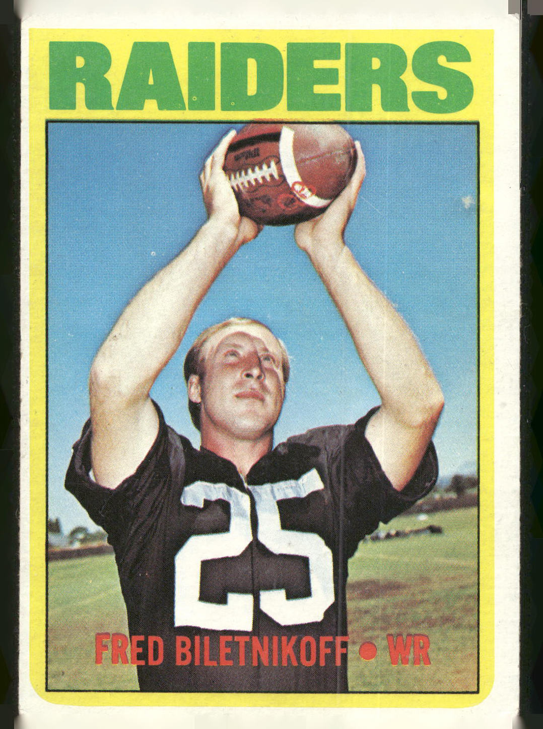 1972 Topps #210 Fred Biletnikoff