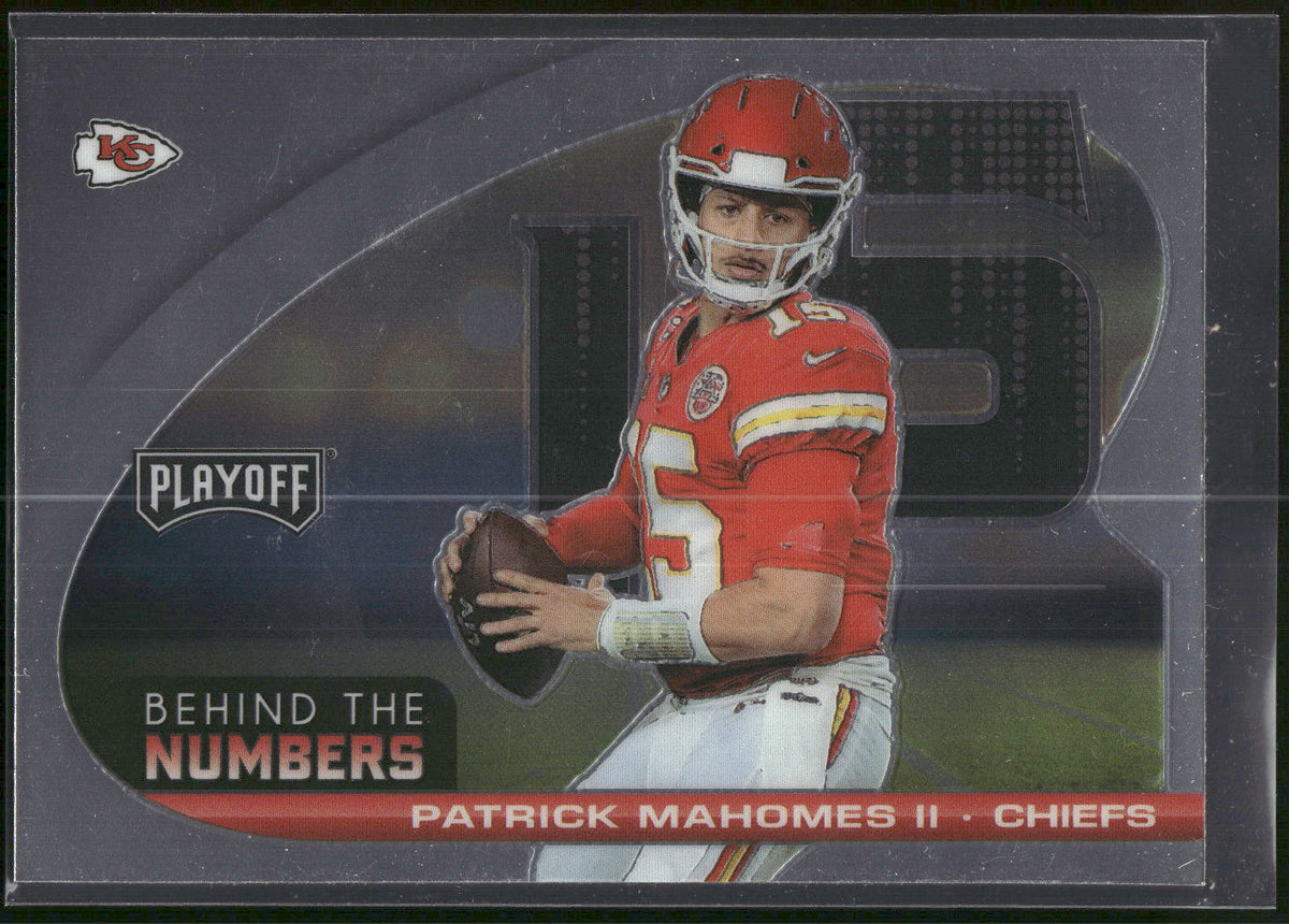 2021 Panini Playoff #BTN-PMA Patrick Mahomes II Behind the Numbers