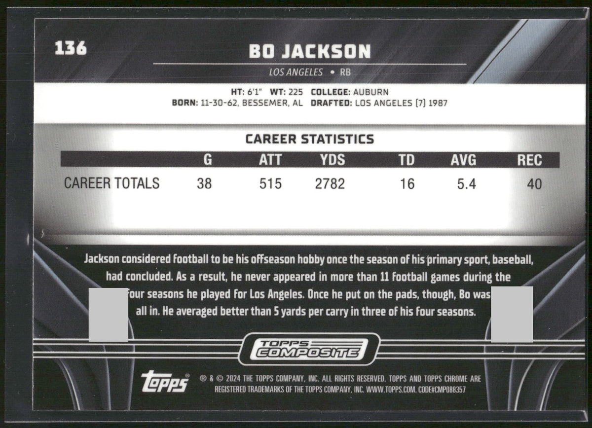 2023 Topps Composite #136 Bo Jackson