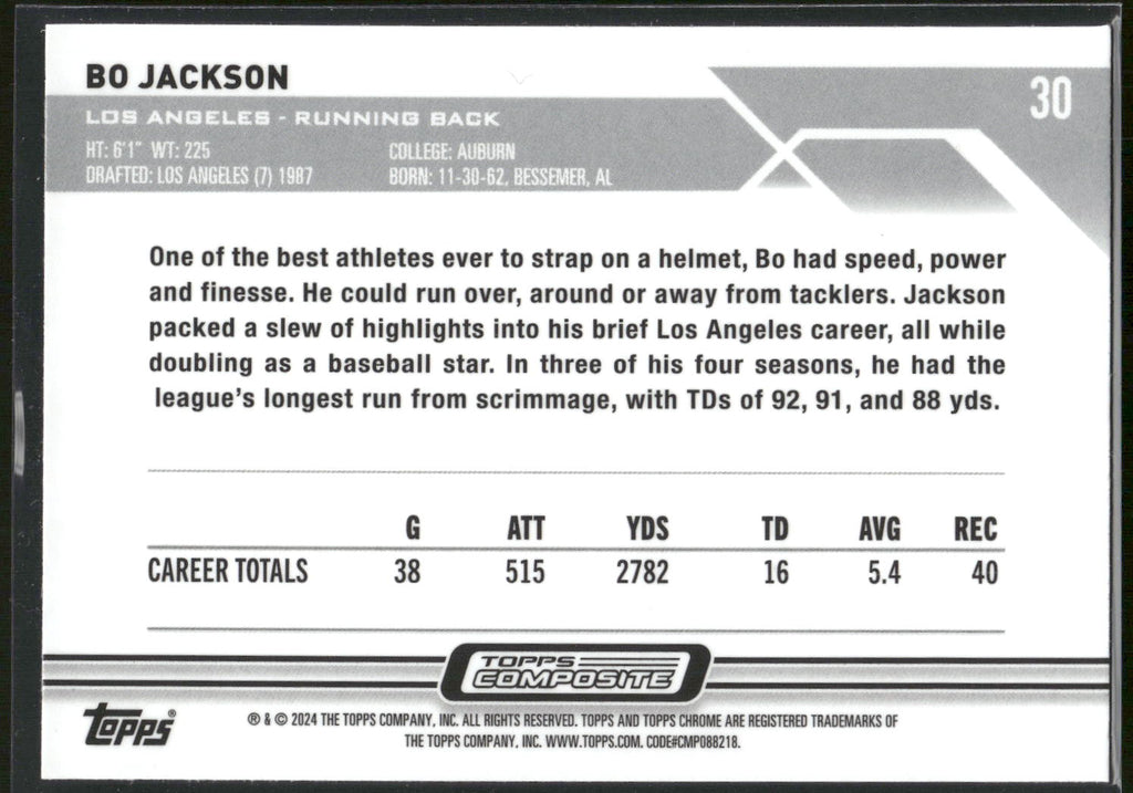 2023 Topps Composite #30 Bo Jackson