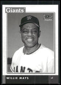 2020 Topps Archives Snapshots #AS-WM Willie Mays Black and White