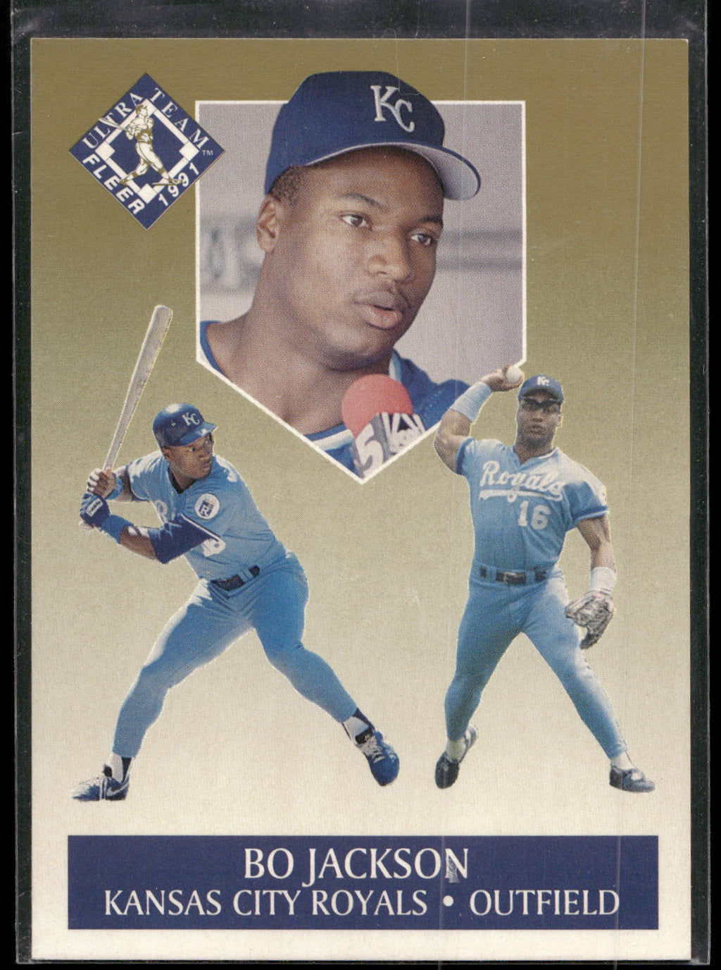 1991 Ultra #6 Bo Jackson Ultra Team (Ultra Gold)