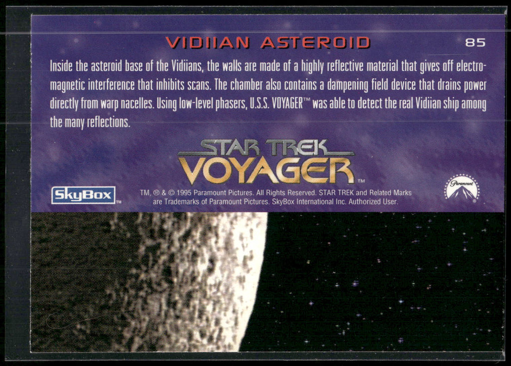 1995 SkyBox Star Trek: Voyager Season One Series Two #85 Vidiian Asteroid