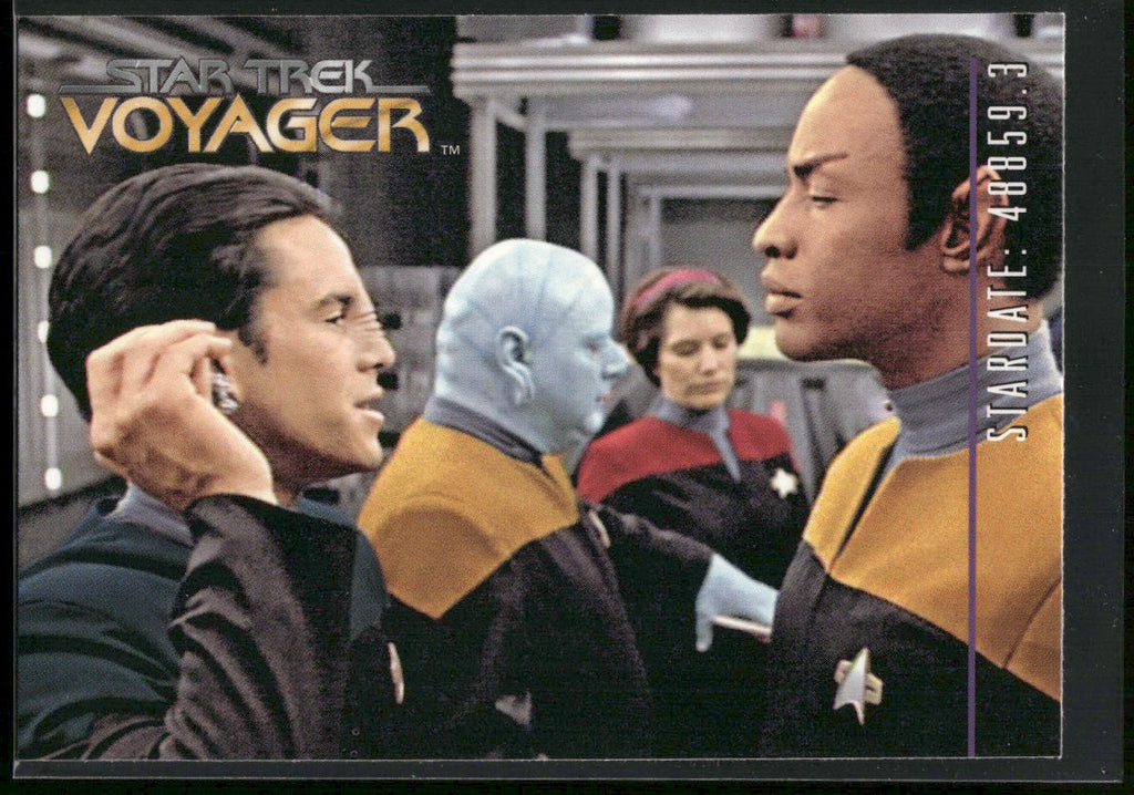1995 SkyBox Star Trek: Voyager Season One Series Two #55 Learning Curve