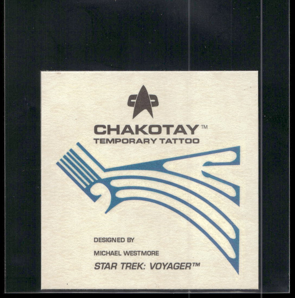 1995 SkyBox Star Trek: Voyager Season One Series Two Chakotay Temporary Tattoo