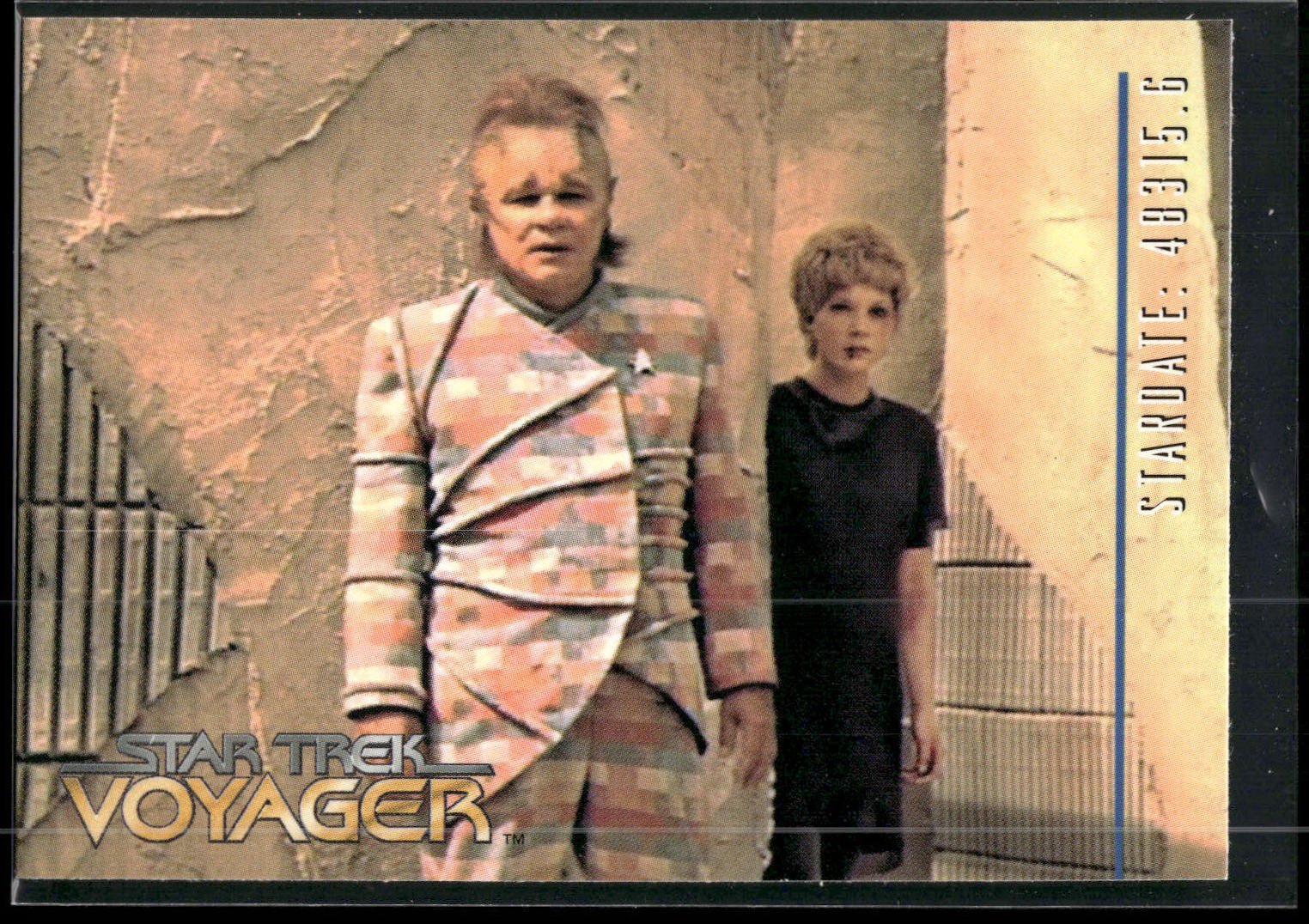 1995 SkyBox Star Trek: Voyager Season One Series Two #13 Caretaker (Part Two)