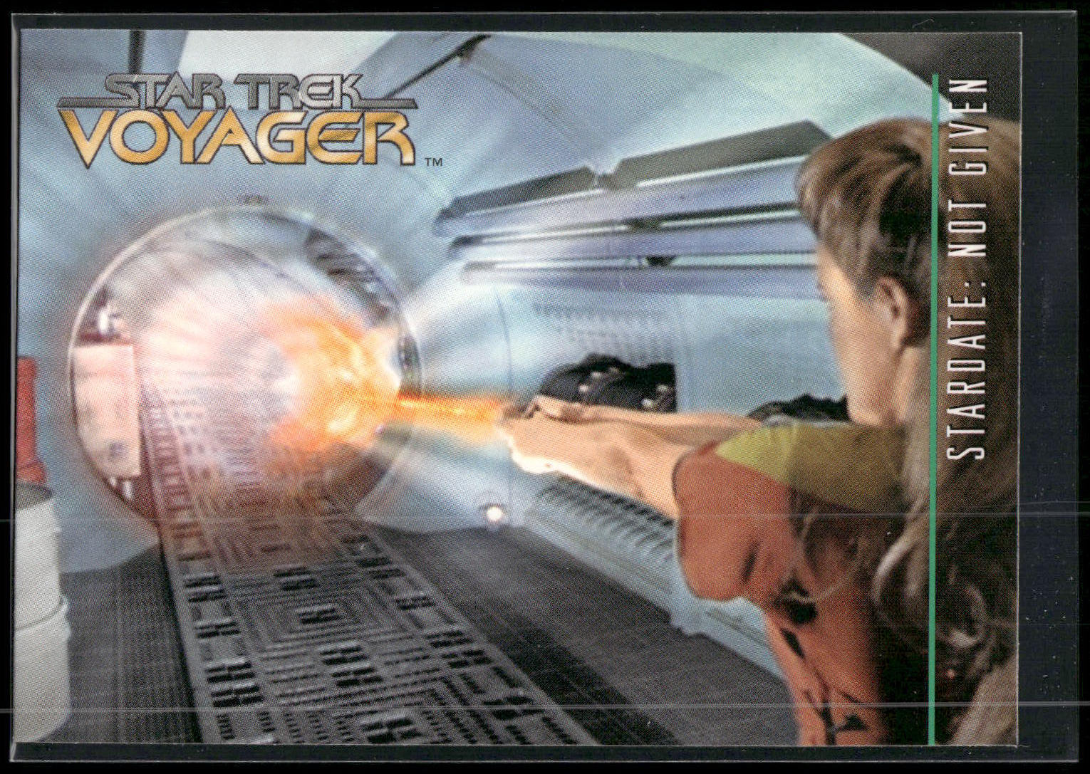 1995 SkyBox Star Trek: Voyager Season One Series Two #21 Time and Again