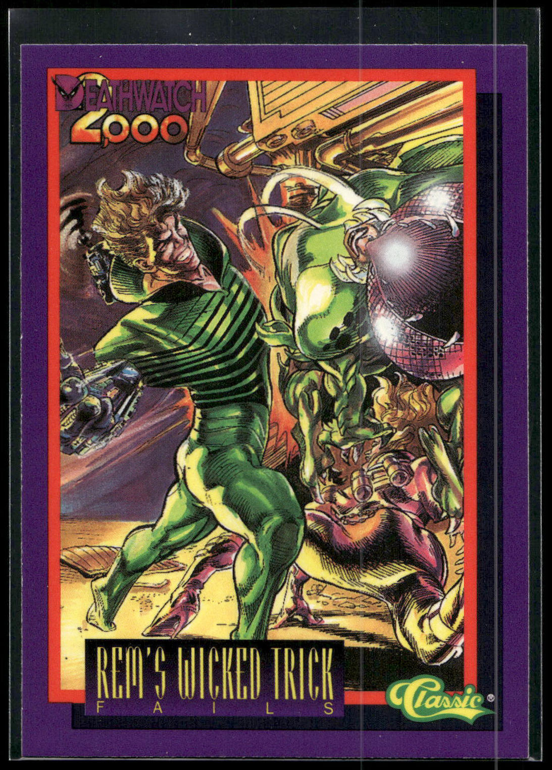 1993 Classic Deathwatch 2000 #75 Rem's Wicket Trick Fails