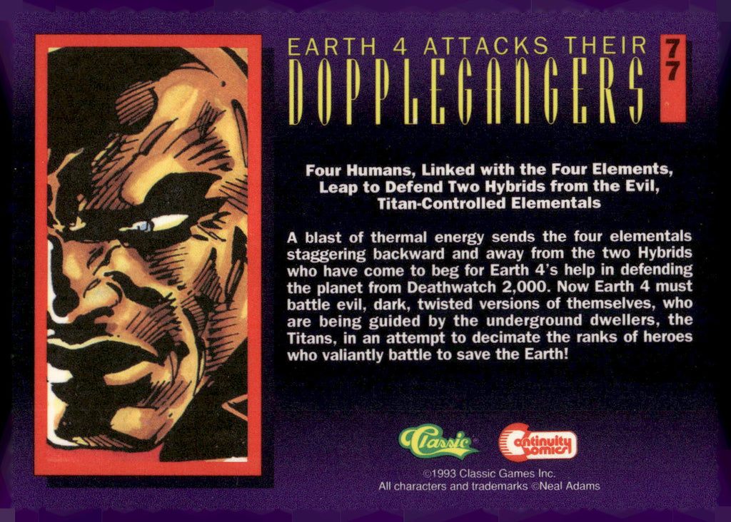 1993 Classic Deathwatch 2000 #77 Earth 4 Attacks Their Dopplegangers