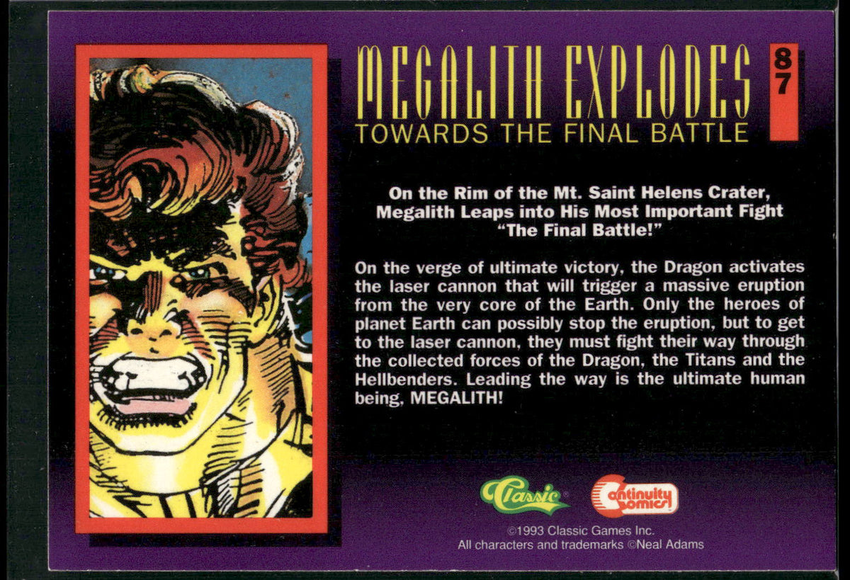 1993 Classic Deathwatch 2000 #87 Megalith Explodes towards the Final Battle