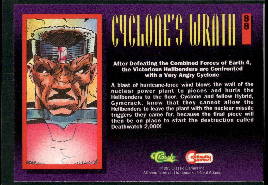 1993 Classic Deathwatch 2000 #88 Cyclone's Wrath