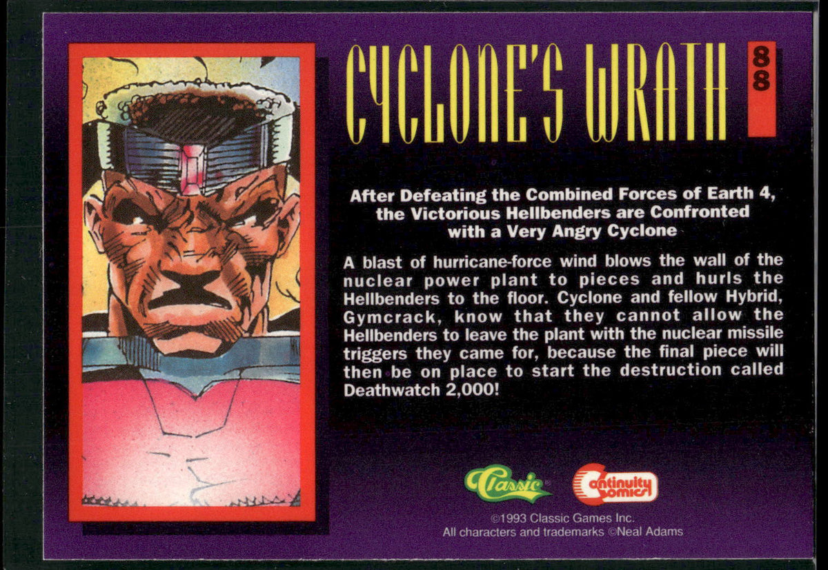 1993 Classic Deathwatch 2000 #88 Cyclone's Wrath