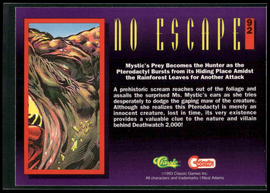 1993 Classic Deathwatch 2000 #92 No Escape