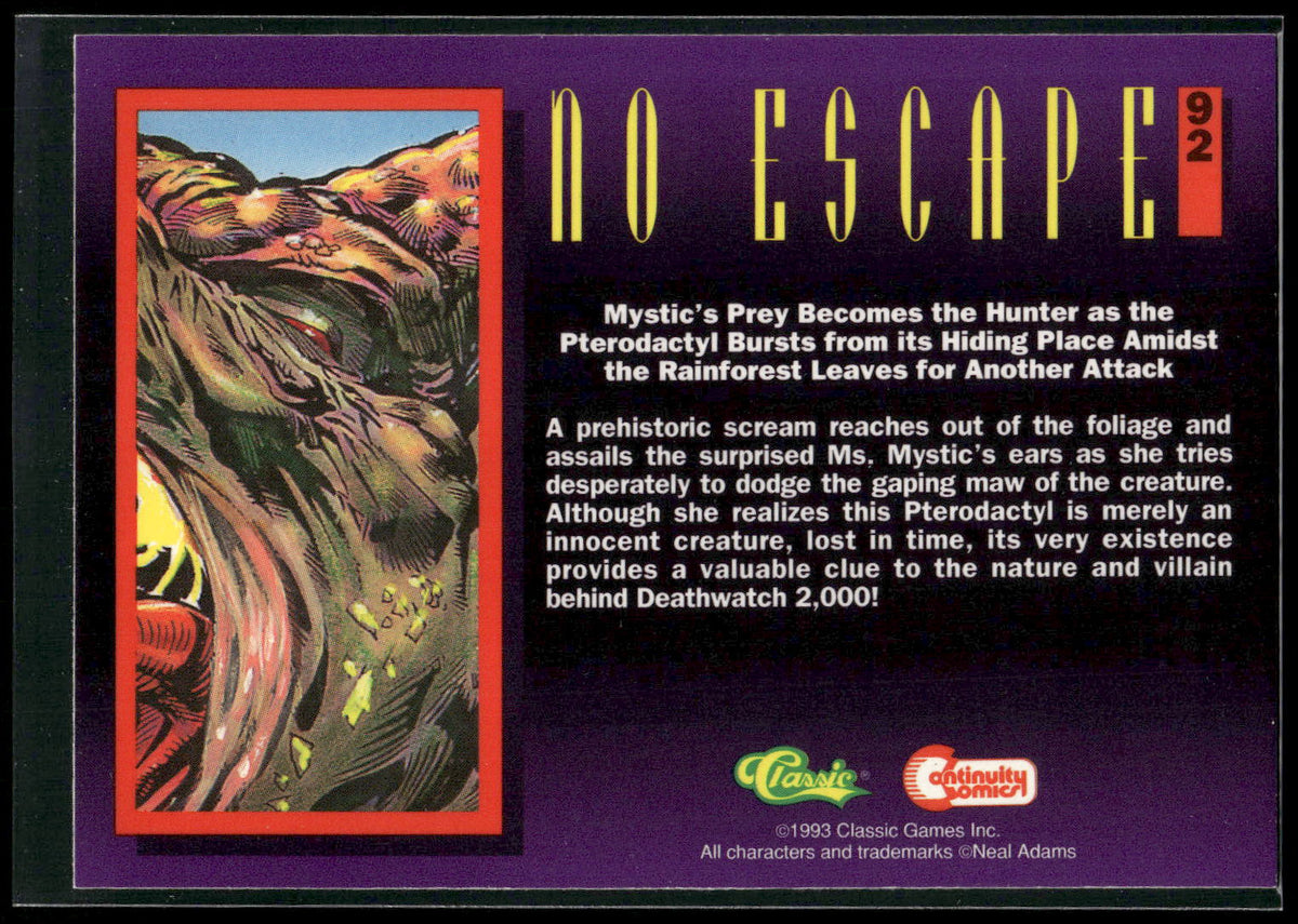 1993 Classic Deathwatch 2000 #92 No Escape