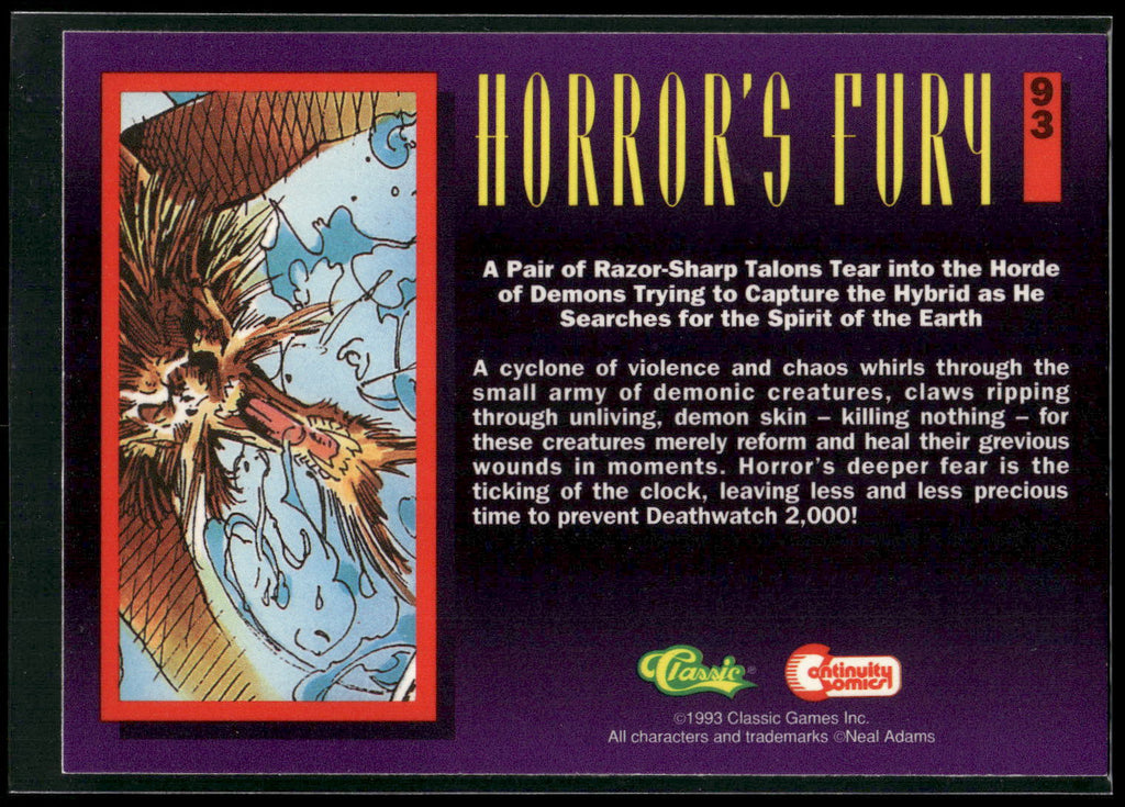 1993 Classic Deathwatch 2000 #93 Horror's Fury