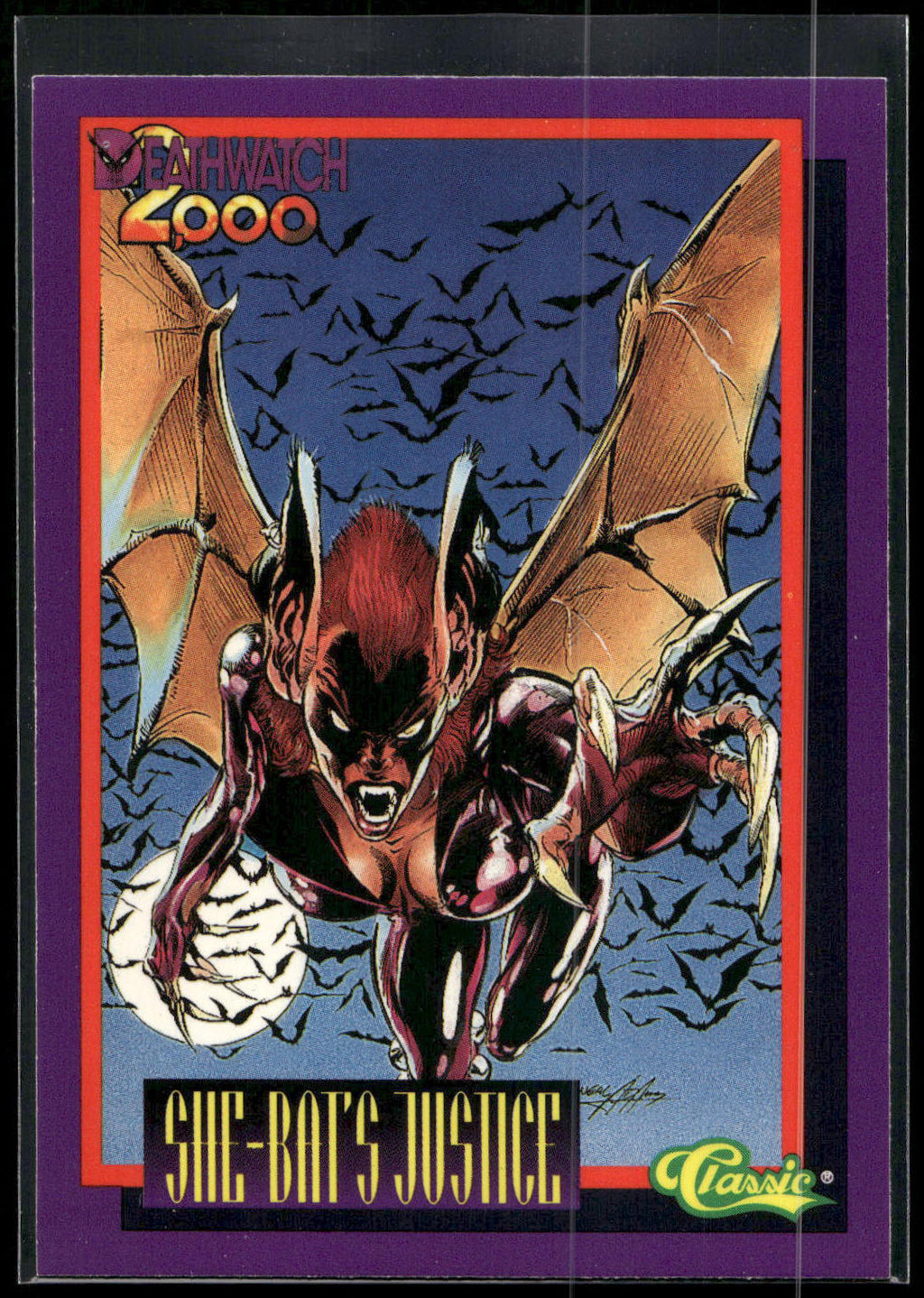 1993 Classic Deathwatch 2000 #95 She-Bat's Justice