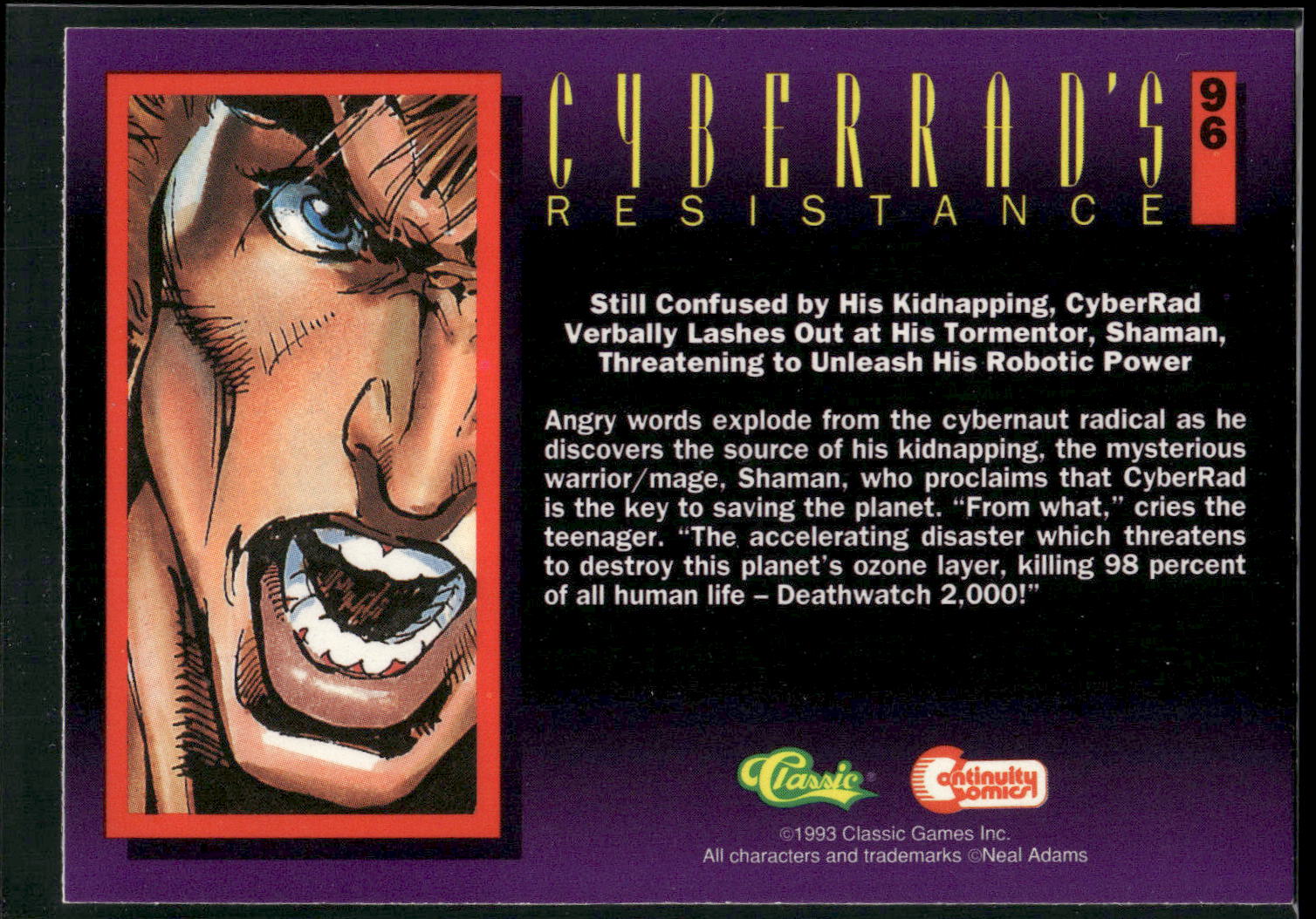 1993 Classic Deathwatch 2000 #96 Cyberrad's Resistance