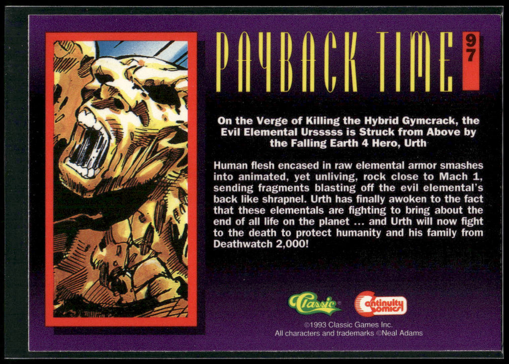 1993 Classic Deathwatch 2000 #97 Payback Time