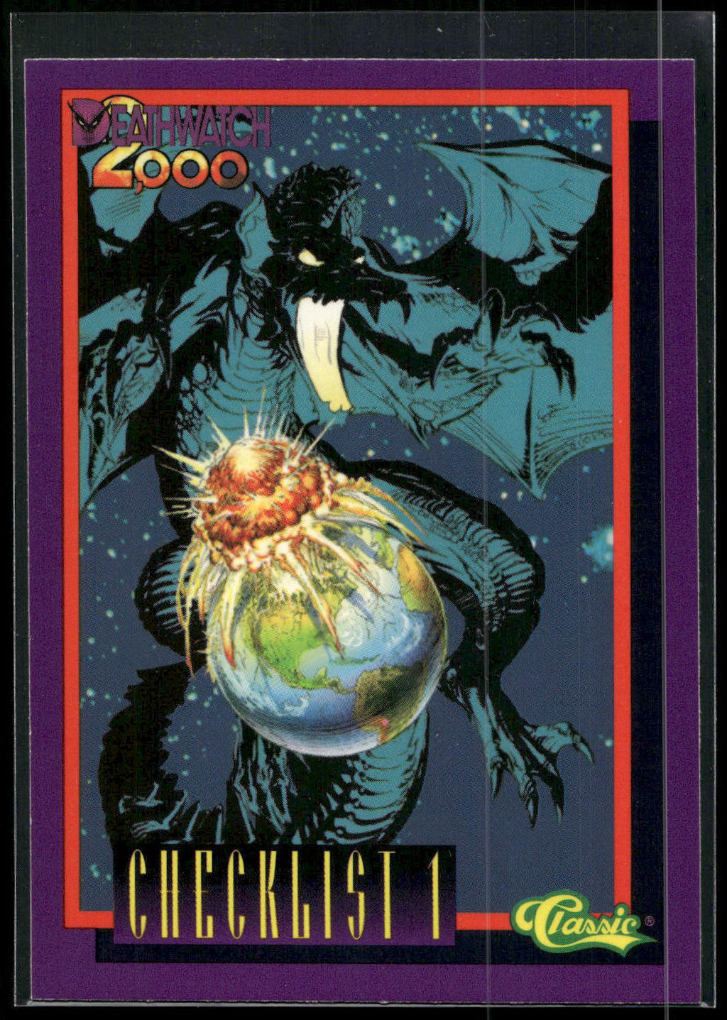 1993 Classic Deathwatch 2000 #NNO Checklist 1: 1-50
