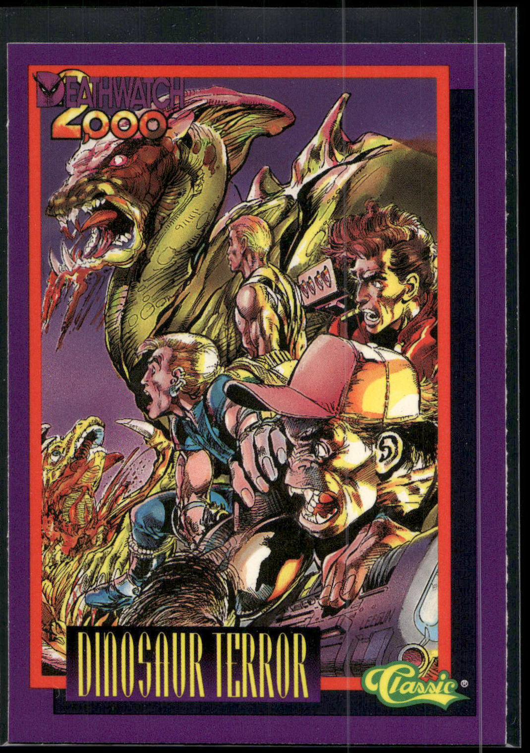 1993 Classic Deathwatch 2000 #46 Dinosaur Terror