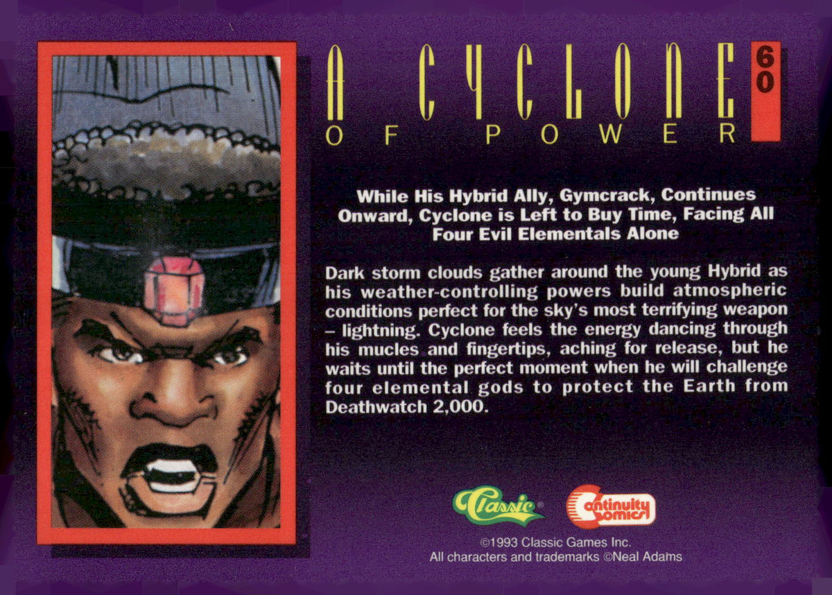 1993 Classic Deathwatch 2000 #60 A Cyclone of Power