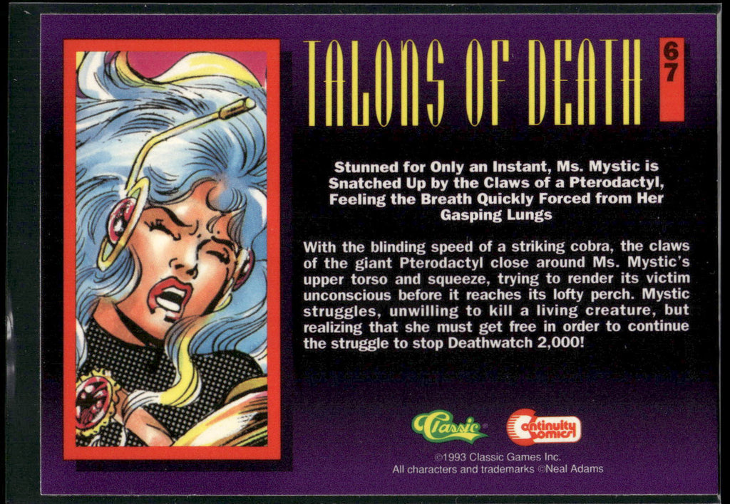 1993 Classic Deathwatch 2000 #67 Talons of Death