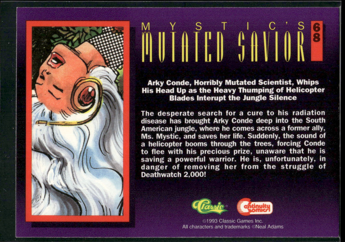 1993 Classic Deathwatch 2000 #68 Mystic's Mutated Savior