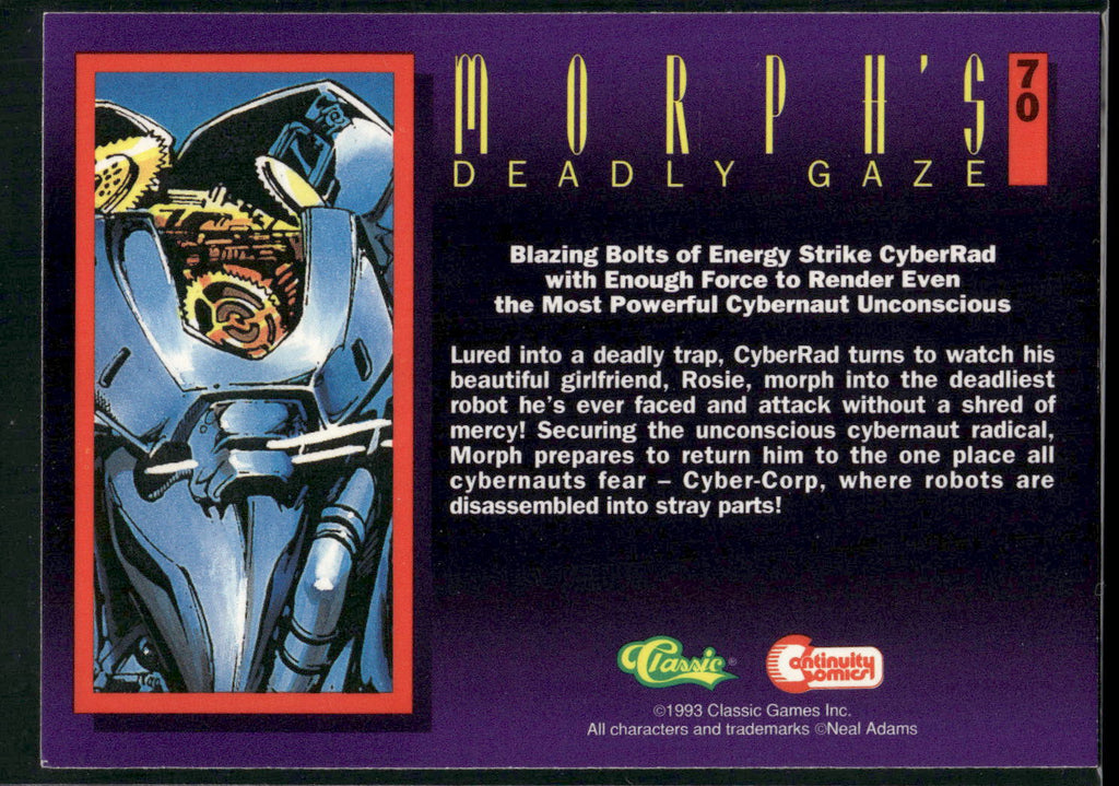 1993 Classic Deathwatch 2000 #70 Morph's Deadly Gaze