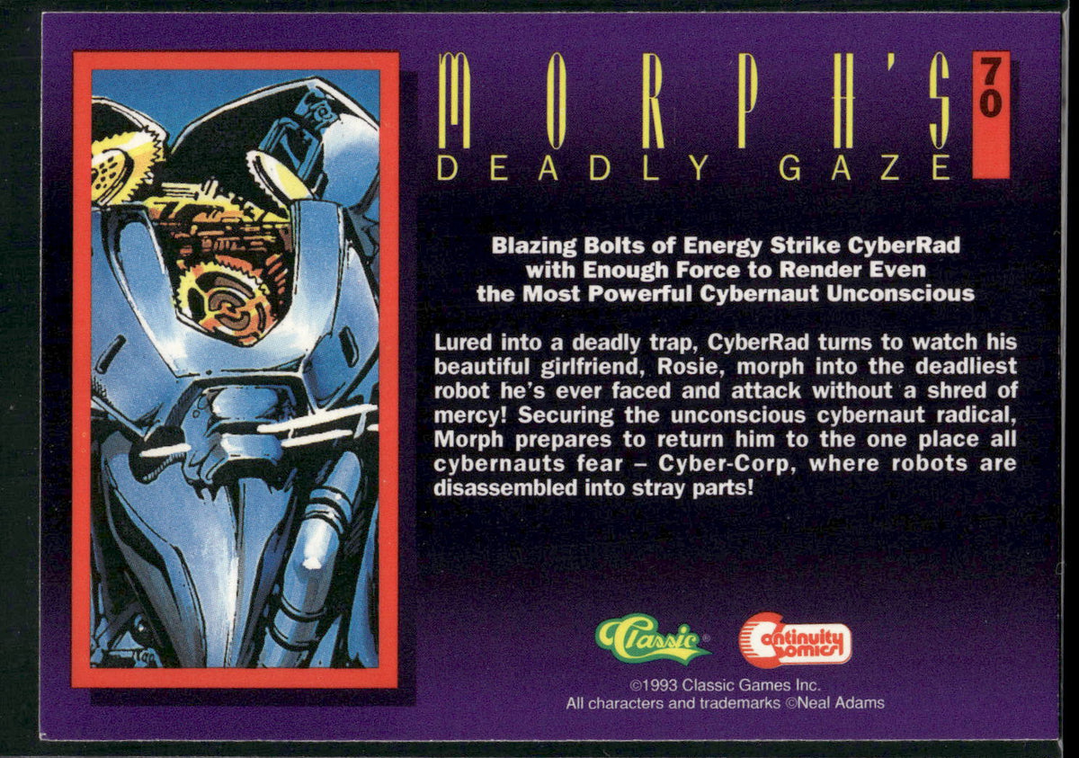 1993 Classic Deathwatch 2000 #70 Morph's Deadly Gaze