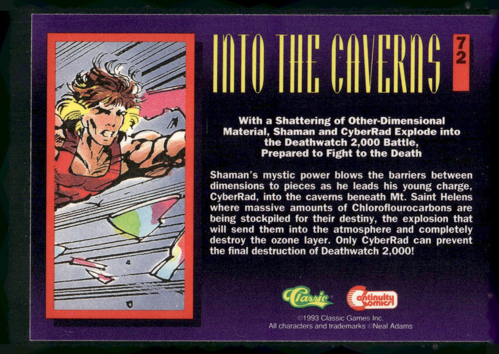 1993 Classic Deathwatch 2000 #72 Into the Caverns