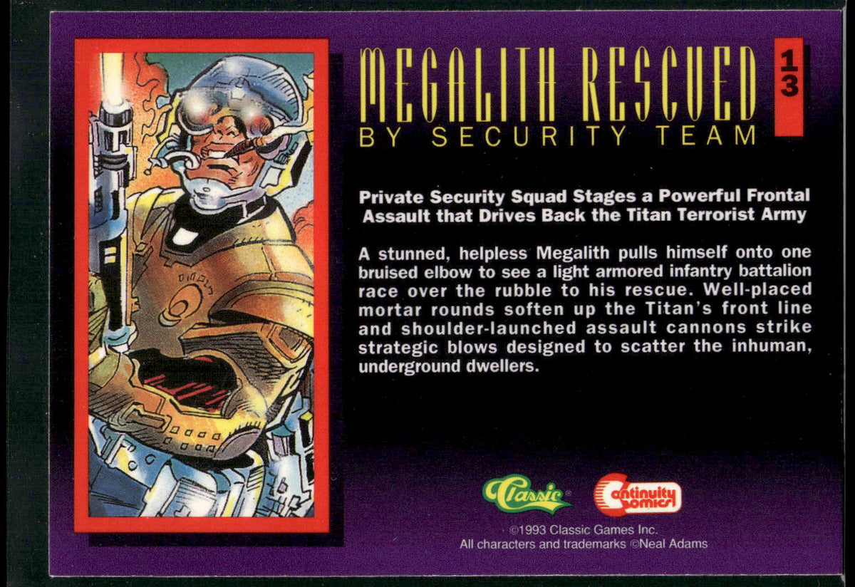 1993 Classic Deathwatch 2000 #13 Megalith Rescued by Security Team