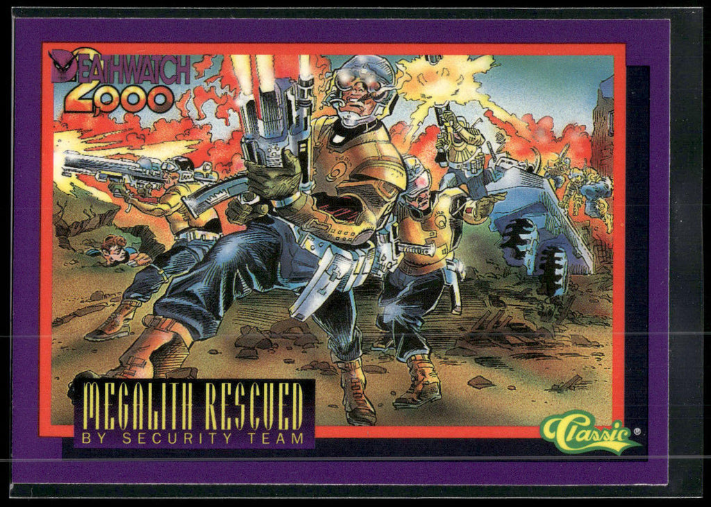 1993 Classic Deathwatch 2000 #13 Megalith Rescued by Security Team