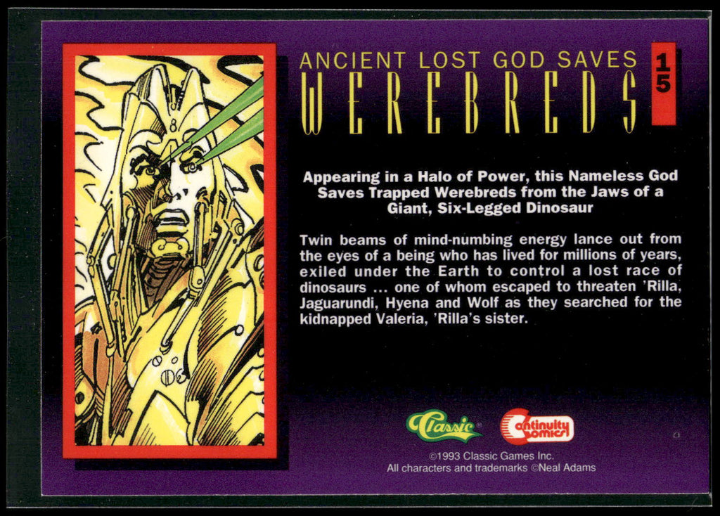 1993 Classic Deathwatch 2000 #15 Ancient Lost God Saves Werebreds